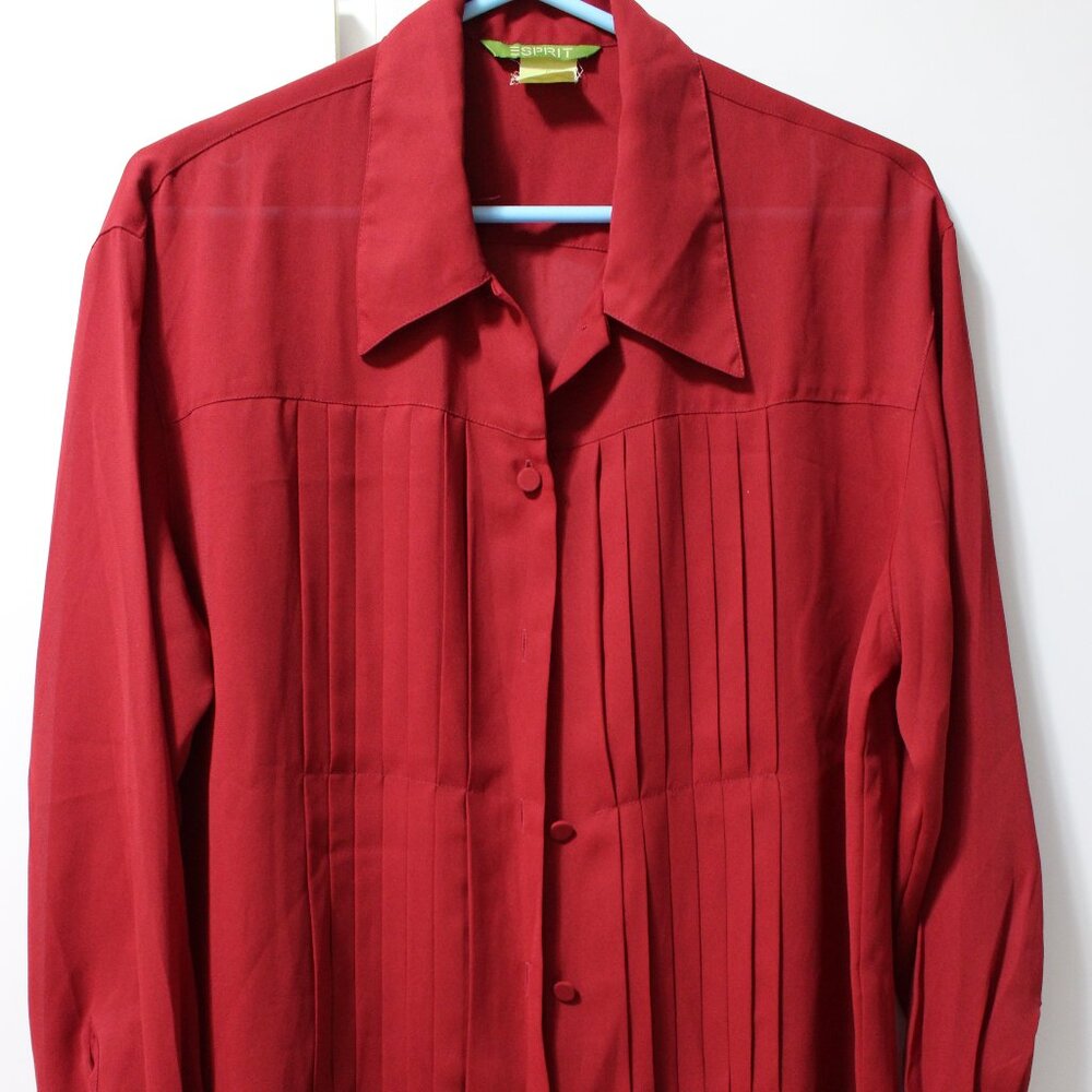 Vintage Red Esprit Blouse
